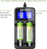 LCD Universal AA AAA Battery Charger for Rechargeable Battery 18650 18500 18350 17500 16340 CR123A 14500 Lithium Batteries