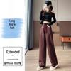 Ankola 2024 Women's High-Waist Wide-Leg Red Suit Pants for Autumn