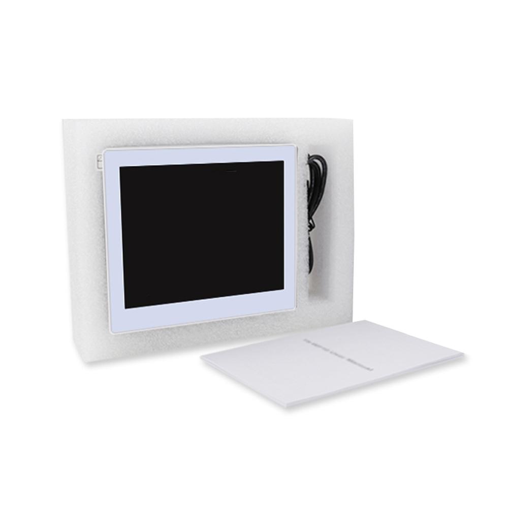 Цифровые часы с дисплеем температуры и влажности, водонепроницаемые настенные часы, комнатный термометр с ЖК-дисплеем