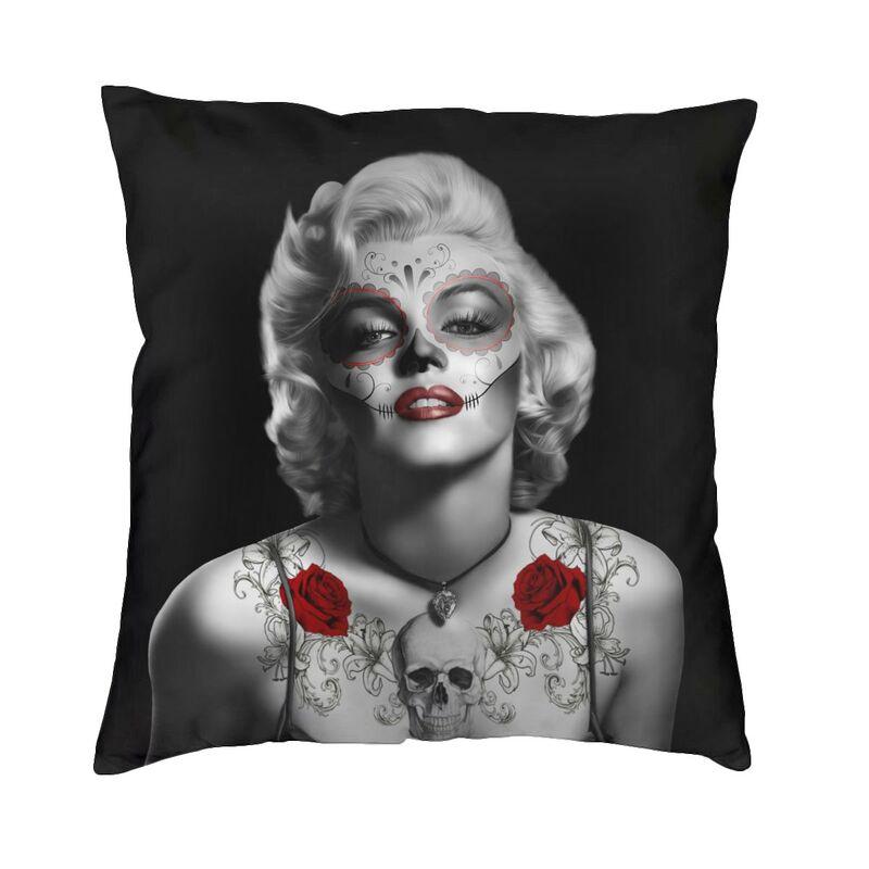 Поп-арт Золотой Уорхол Монро Мэрилин Пледы Наволочки Украшение 3D Печатный Чехол на подушку для стула Постельное белье Офисная наволочка