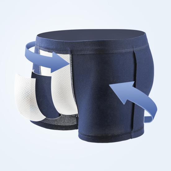 Мужские боксеры, эластичные, мягкие, со средней талией, антисептические, однотонные, дышащие, U-образные, выпуклые, бесшовные, мужские трусы больших размеров, нижнее белье