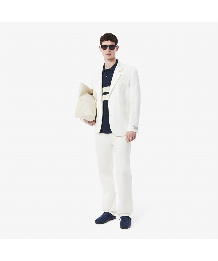 Мужская футболка-поло LACOSTE с полосками на груди Ph9760-55G 166