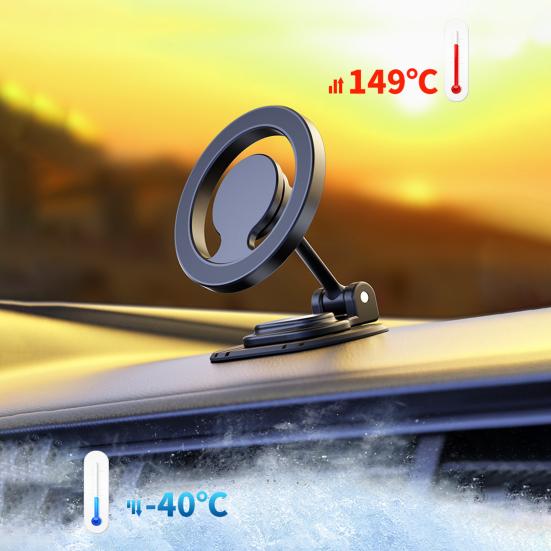 Магнитный держатель телефона для Magsafe, вращающийся на 360 градусов, цельнометаллический автомобильный держатель с