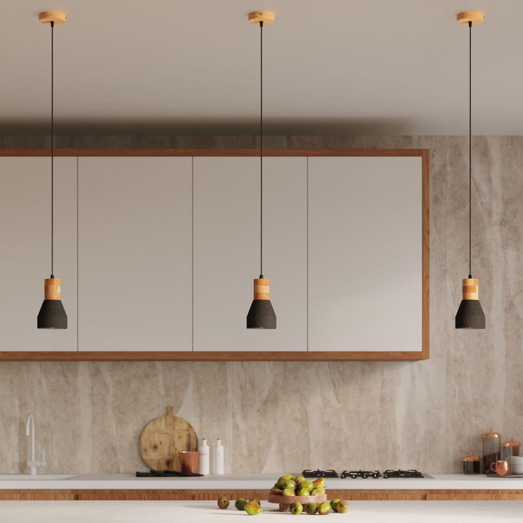 Qubic hanging lamp black