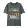 Merry Chessmas Ugly Chess Player Christmas Tshirts Retro Boy Top Tshirts Crewneck Combed Cotton Tops Shirt Tops Tees Casual