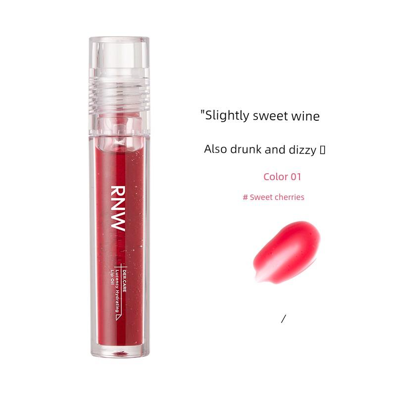 RNW Lip Gloss Female Moisturizing and Nourishing Lip Lacquer Transparent Toot Lip Gloss Glass Lip Lip Balm Exfoliating Lip Lines