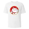 Men's Printed T-Shirt Caicai Cat Streetwear 100% Cotton Tops For Men Women Summer Breathable Short-Sleeved O-neck Basic Tees