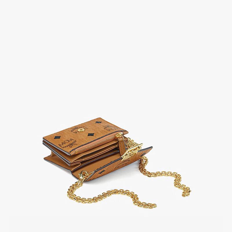 MCM TRACY Mini Flap Chain Wallet & Card Holder