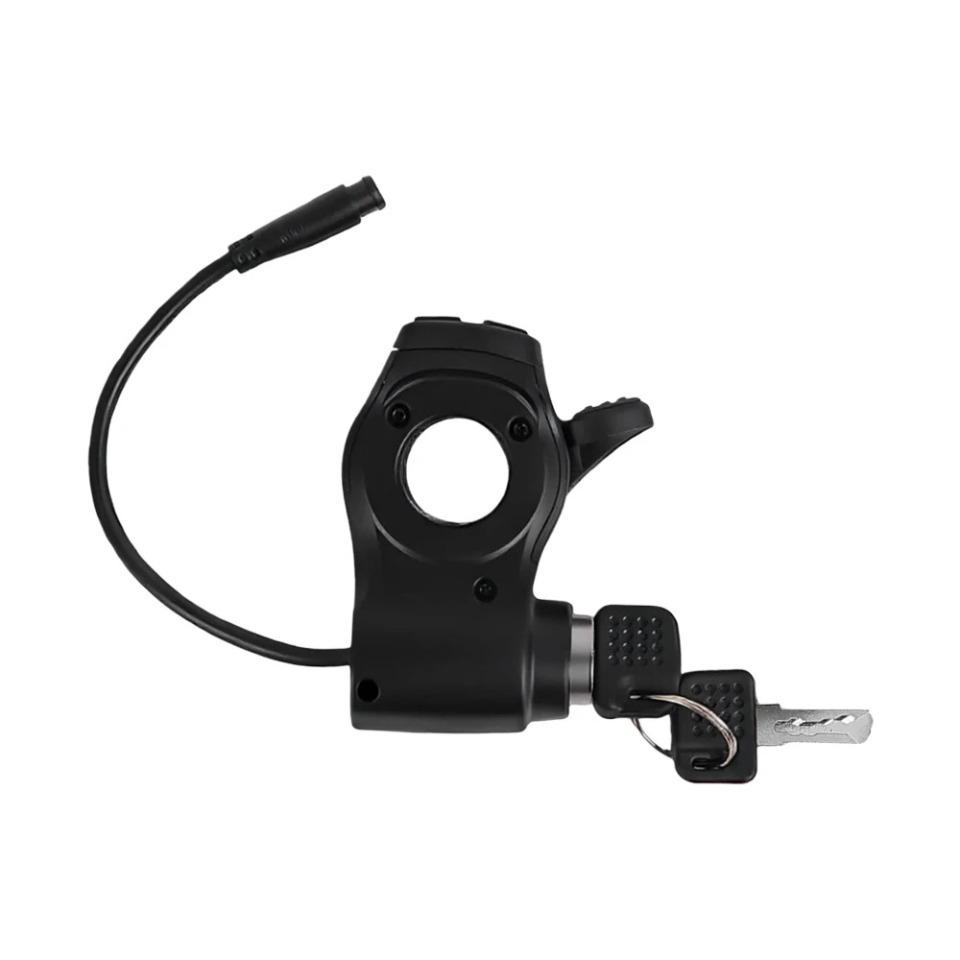 Security Throttle for Kukirin G2 Master E-Scooter Key Ignition Switch Thumb Accelerator Combo in Single Handlebar Control Unit Throttles 2