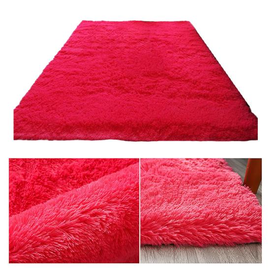 Ковер Shag Area для гостиной, пушистый, плюшевый, для спальни, утолщенный, нескользящий, пушистый, искусственный