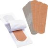 50pcs Breathable Fabric Adhesive Bandages Flexible Wound Care Strips Bleeding Control Sterile Trauma First Aid Dressings
