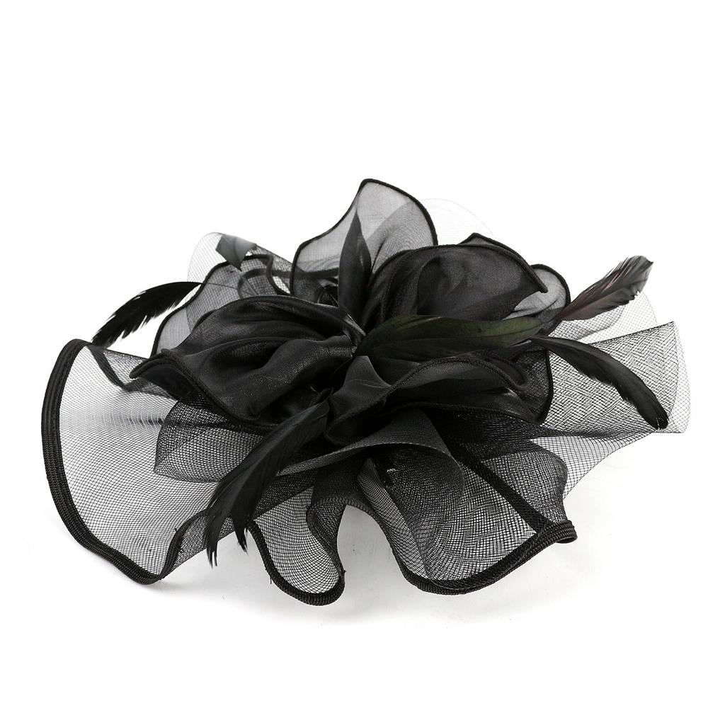 Женщины Девушки Сетка Чародеи Шляпа Коктейльная Вечеринка Оголовье Головной Убор Свадебная Шляпа