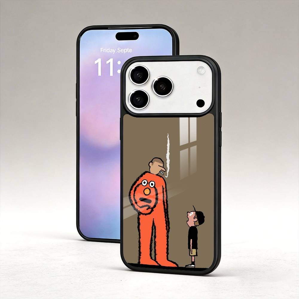 Чехол-бампер J-Jean J-Jullien Минималистичное искусство Магнитный Для iPhone17 16 15 14 13 12 Pro Max Для Magsafe Беспроводная зарядка Обложка