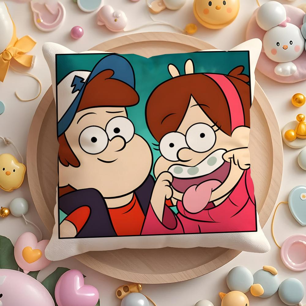 Подушка с принтом «G-gravity F-falls» для дома и автомобиля, многоцелевая наволочка - Двусторонняя, Мягкая и прочная для повседневного использования