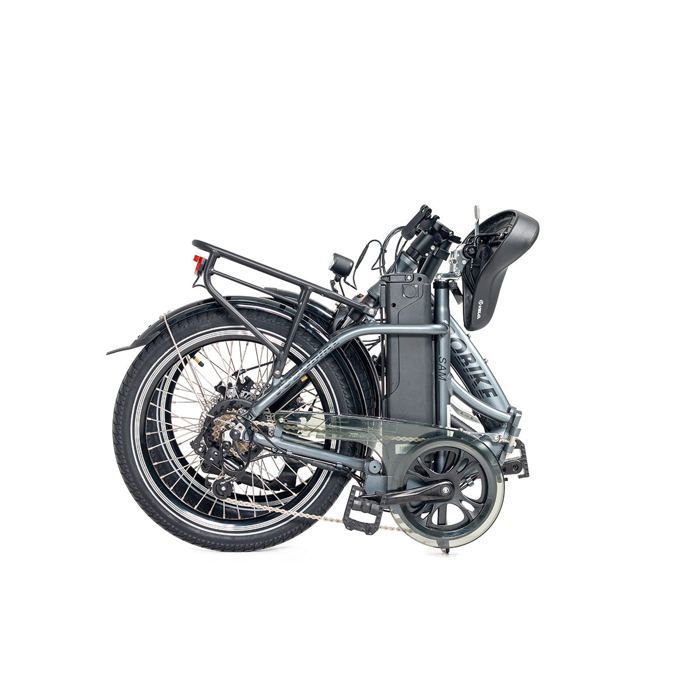 Jobobike Sam Vélo électrique pliant- 468 Wh - 250W - 20 pouces - 36V 13AH- XOFO Motor- 60 km d'autonomie - Shimano 7 speed - Gris