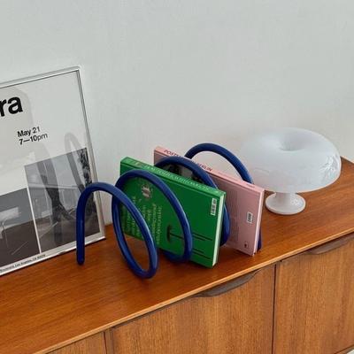 INS Bookcases Spiral Bookshelf Fashionable Accessories Book Stand Desktop