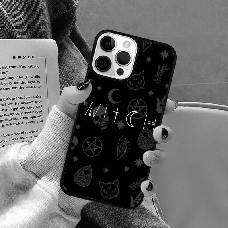 Чехол для телефона «Ведьма Колдовство» для iPhone 17 Air 16 16e 15 Plus для Apple 13 11 12 14 Pro Max Чехол
