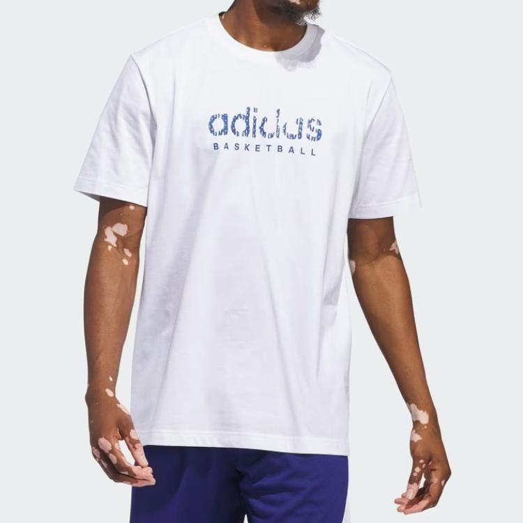 New Adidas Set In Sleeve T Shirt Men's White IN6369