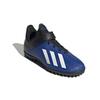 Adidas X 19.4 TF K Round Toe Durable Low Top Soccer Shoes Kids Soccer Shoes Blue Black FW1064