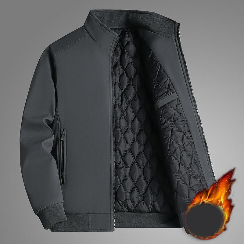 Куртка 8xl большого размера для мужчин, толстая куртка на стойке, однотонная, зимняя, мужская, водонепроницаемая, теплая, деловая, повседневная, мужские пальто