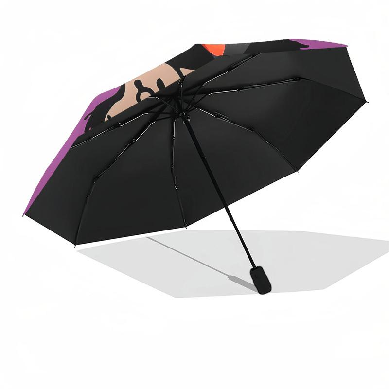 Mafalda, Bicycle Automatic Opening and Closing, 8 rib Structure Portable Umbrella, Suitable for Men and Women in All Seasons Perfect Gift f