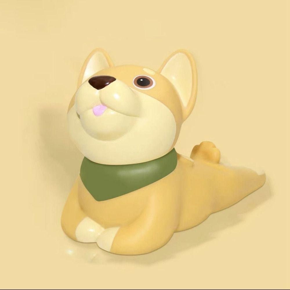 Мультяшный держатель для телефона в виде животного Милый держатель-декор с собакой Креативный ленивый держатель для телефона Настольные украшения