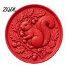 Personalized Backyard Decor Silicone Stepping Stone Mold, Hummingbird/Squirrel/Turtle/Owl/Fox/Butterfly/Frog Paver Molds, Reusable Concrete
