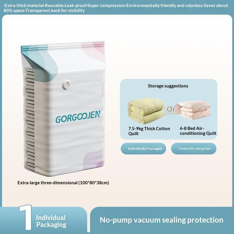 Household Vacuum Compression Bag Medium Extra-Large Storage Bag For Home Moving Travel Clothes Organizer