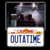 Back To The Future Replica Stamped Aluminum License Plate | Outatime | Novelty Car Tag 12x6 Inch