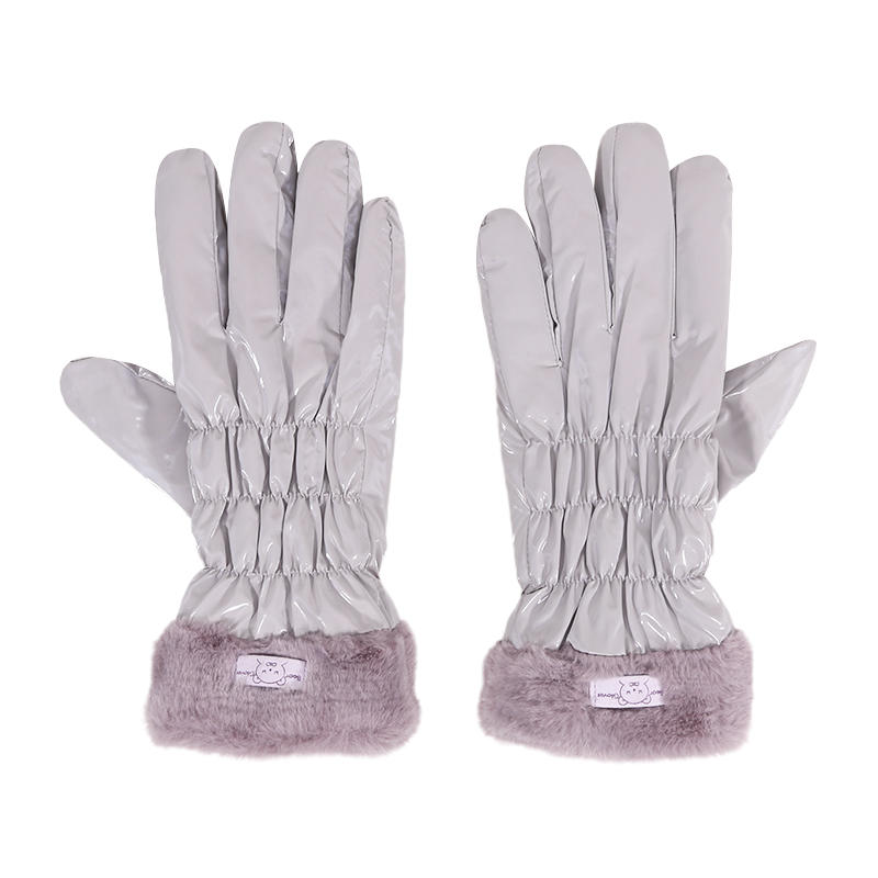 Женские зимние утепленные ветрозащитные лыжные перчатки Теплые водонепроницаемые перчатки с сенсорным экраном для катания, лыж, занятий спортом на открытом воздухе