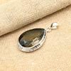 Smoky Topaz Gemstone Handmade 925 Solid Sterling Silver Jewelry Pendant For Wedding Gift