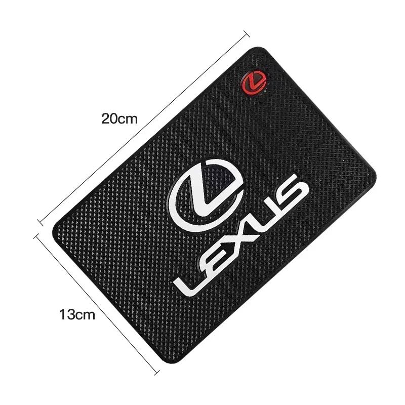 EZQZ3 PVC Silicone Car Dashboard Non-Slip Mat Anti-Slip Pad For Lexus F SPORT ES RX NX LS UX LM LX GX LC RZ IS CT GS RC HS Accessories