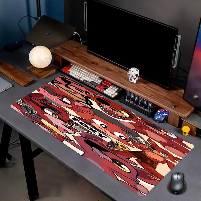 Five Nights at Freddy's Print Mouse Pad, Anti‑Slip Desktop keyboard Mat, for PC Laptop Gaming Working Daily Use, Cool Festival Surprise Gift