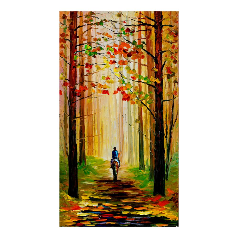 Современная абстрактная эстетика Настенное искусство Цветной лист Дерево HD Масло на холсте Постеры и принты Украшение для дома Спальни Гостиной Подарок