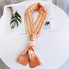 New Scarves Silk Scarves Women'S Spring And Autumn Season Long Decorative Professional Scarves Summer Thin Styles Paired With Shirts Stylish