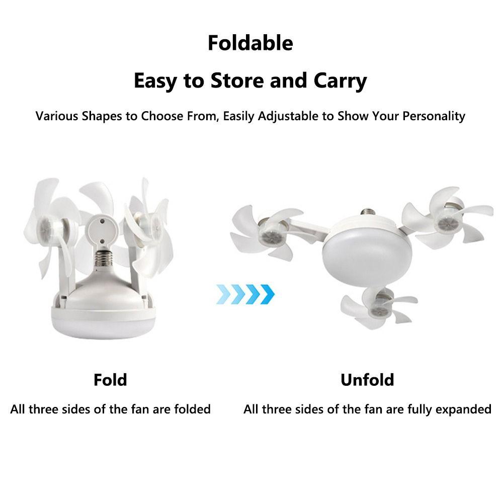Quiet Adjustable Ceiling Fan with Light Remote-Control Fan Light  for Living Room and Bedroom
