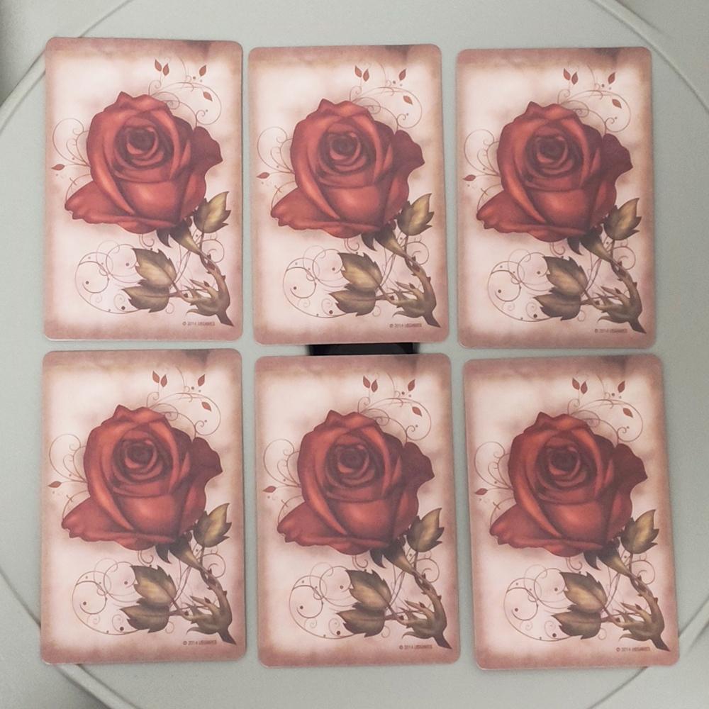 Карты Ленорман «Под розами» Очаровательная колода Пти Ленорман из 40 карт, представленная с нежными иллюстрациями в сепии 9*6 см