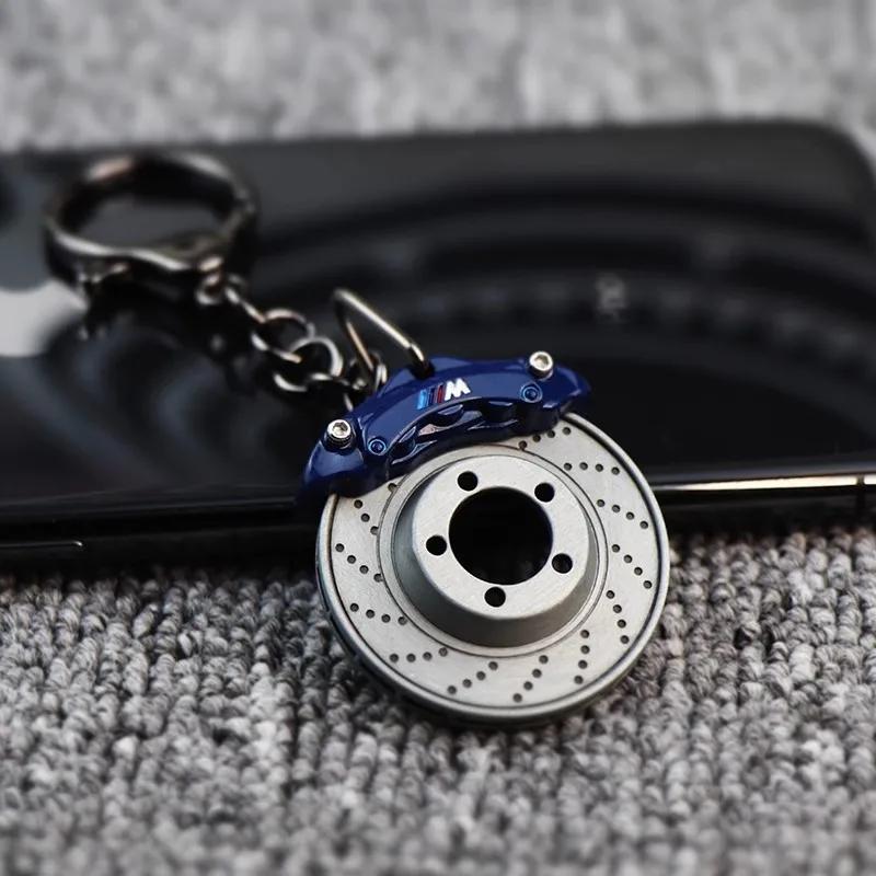 BAAI1 Car Sticker 2026 For BMW Turbo Hub Brake Disc Car Keychains Pendant Key Ring For BMW F12 F13 G11 G12 G08 E89 E86 F26 F16 F40 G30