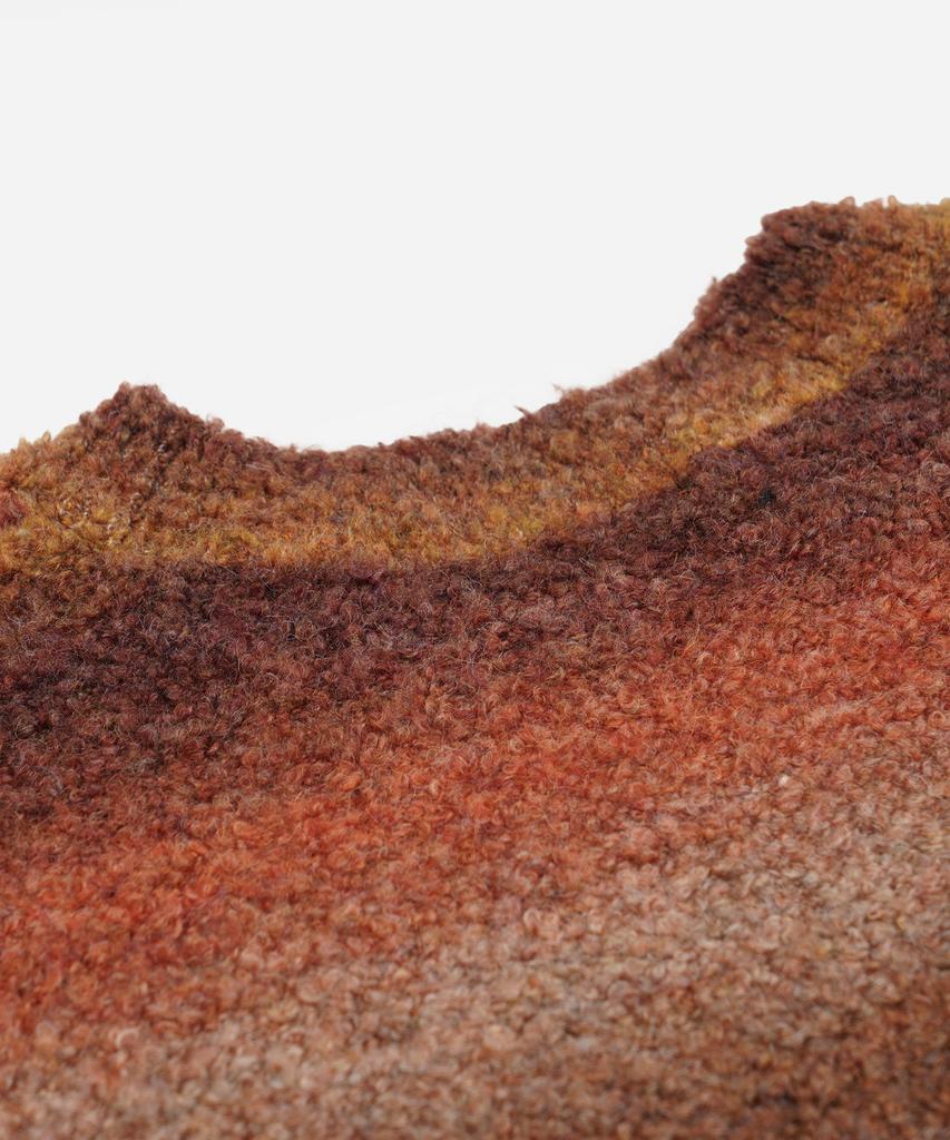 FRIZMWORKS Gradation Boucle Knit _ Sunset