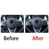 Steering Wheel 2018- Fit For BMW X2 F39 Carbon Fiber Button Frame Cover Trim