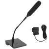Computer USB Microphone Meeting Game Live Voice Gooseneck Wired MIC Black