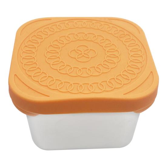 1 комплект, герметичный портативный контейнер для хранения продуктов из нержавеющей стали с силиконовой крышкой для офисных путешествий, 1 комплект