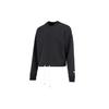 Essential Script Crew Neck Pullover Sweatshirt Women Tops Black 1374108-001