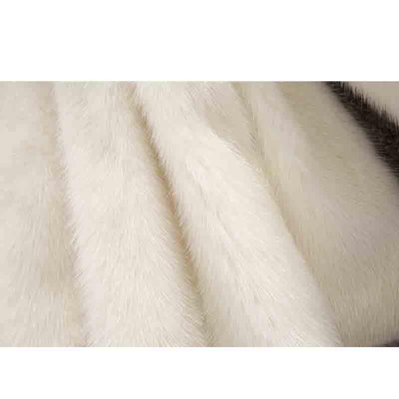 Fashion Plus Size Coat Luxury Long Faux Fur Coat Ladies Warm Coat Outwear