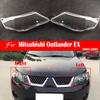 Стекло фары для Mitsubishi Outlander EX 2007 2008 2009 Замена крышки фары Передний автомобильный свет Автомобильный корпус Яркий оттенок
