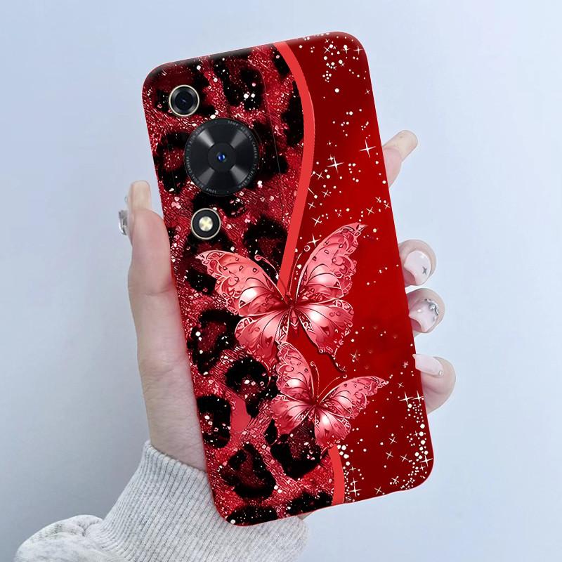 Case For Huawei Nova Y72 Butterfly Floral Girl Design Soft TPU Silicone Back Cover For Huawei Nova Y 72 MGA-LX3 Enjoy 70 Fundas