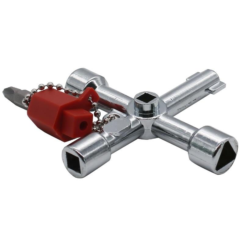 Многофункциональный водопроводный треугольный ключ, сантехнический гаечный ключ, квадратный треугольный поезд, электрический шкаф, шкаф для лифта