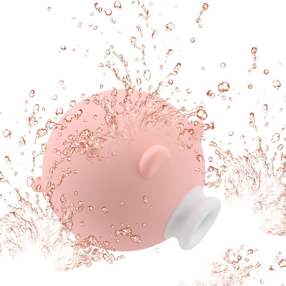 10 режимов Соски Массаж груди Секс-игрушки Взрослые Клиторальный присосок Вибратор Эротические игрушки Вибраторы для женщин Милый поросенок