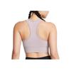 Under Armour Rival Mid Fashion Soft Skin-Fit Pullover Sports Bra Женское нижнее белье Серый Фиолетовый 1384419-015