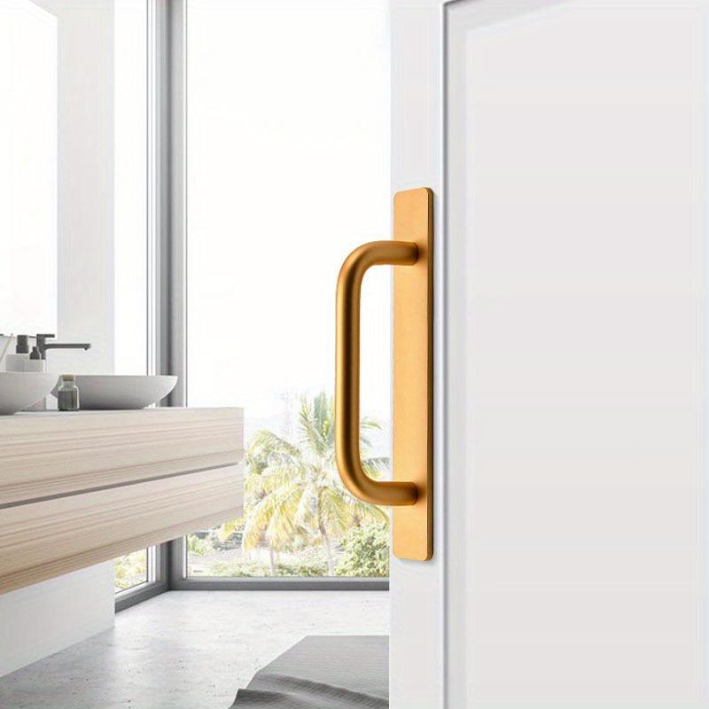 4 шт. деревянная ручка для двери, окна, алюминиевого сплава, балконное стекло, самоклеящаяся, монтируемая на поверхность, маленькая ручка и ручка-кнопка, сплав